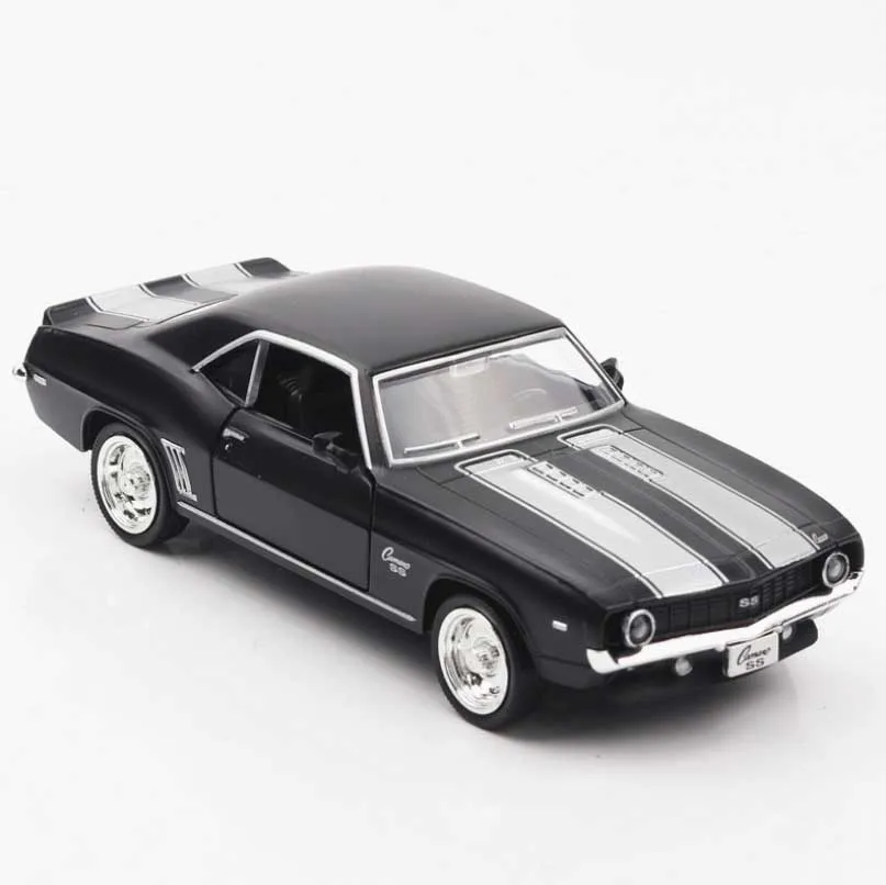 Масштаб 1:36 литая модель автомобиля из сплава металла для Chevrolet Camaro 1969 коллекция и