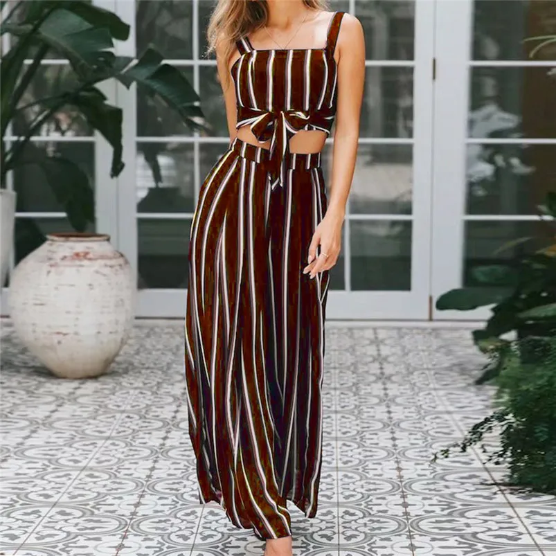 Женский летний комплект из 2 предметов блузка жилет без рукавов и шорты в полоску