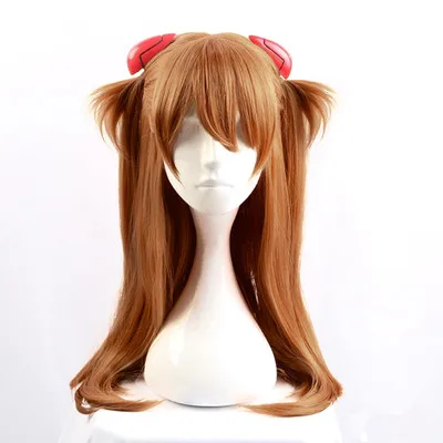 Wig EVA Ver Asuka Langley Soryu косплей японский карнавальный костюм рождественские костюмы женские униформы комбинезоны EVA одежда - Цвет: Wig