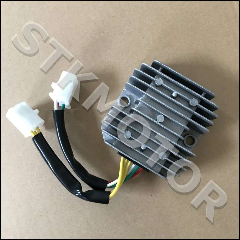 GY6 150CC 6 проводов 2 вилки 11 полюсный регулятор напряжения контактные Запчасти для