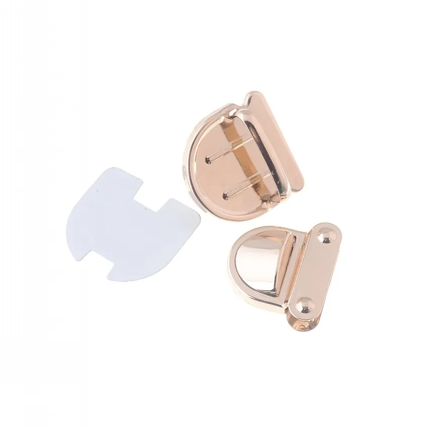Бесплатная доставка 1 комплект застежка для кошелька или сумочки цвета розового
