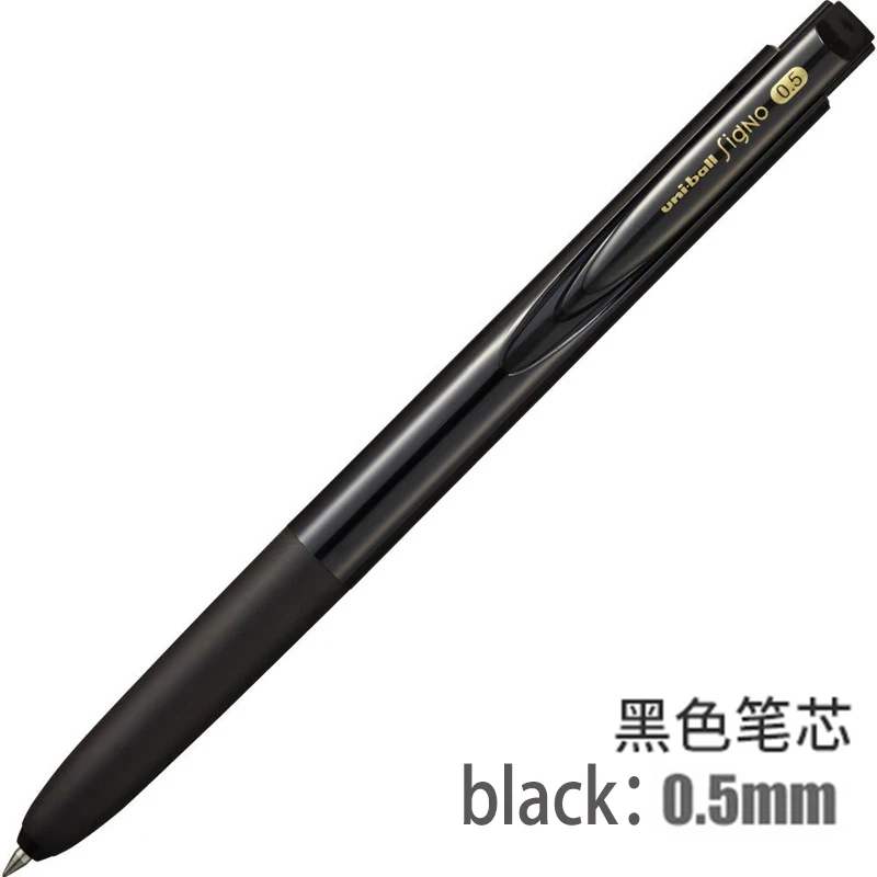 1pc black0.5 UMN155 1 шт Mitsubishi Uni Япония гелевая ручка Uni-ball 0,38/0,5 мм 10 цветов Signo RT1 UMN155 Шариковая/нейтральная ручка школьные и офисные принадлежности - Цвет: 1pc black0.5 UMN155