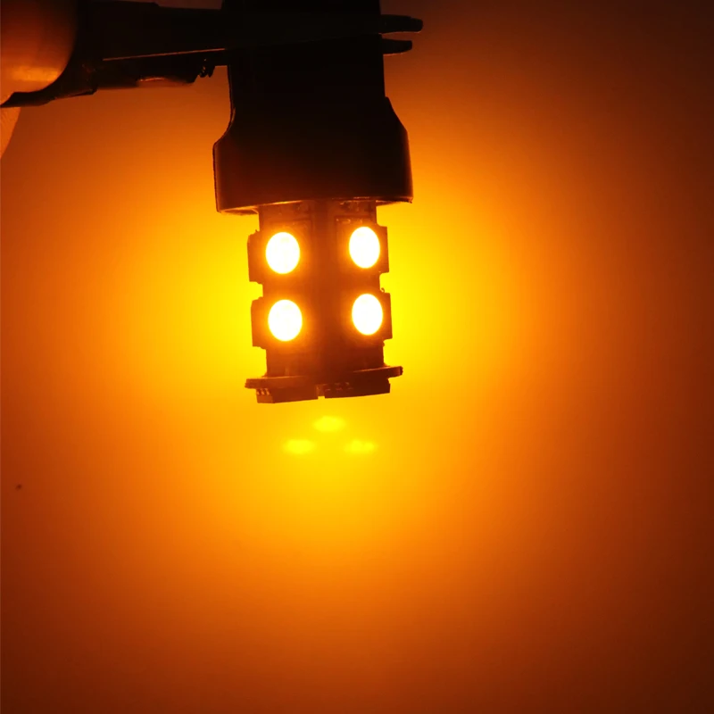 10 шт. Автомобильные светодиодные лампы T20 7443 W21/5 Вт 7440 13 smd 5050 13smd стоп-сигнал