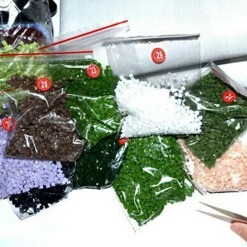 Цветочный декор стразы алмазная вышивка квадратная | Дом и сад