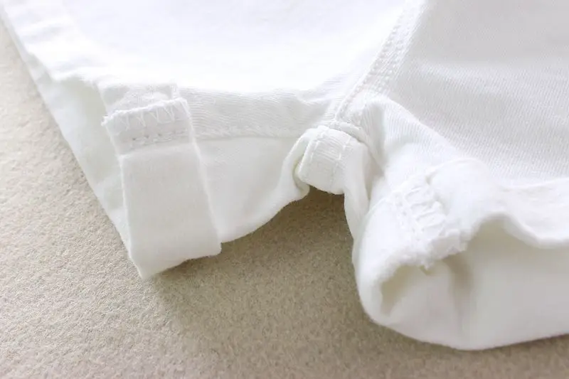 Новые летние женские белые джинсовые шорты женский эластичный пояс 100% хлопок