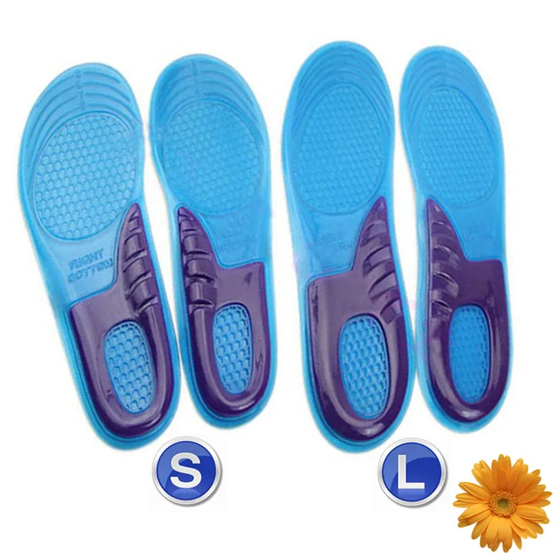 Походные гелевые стельки для ухода за ногами вставки мужской спортивной обуви
