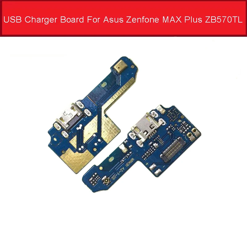 USB зарядное устройство док плата с микрофоном для Asus Zenfone MAX Plus ZB570TL разъем зарядки