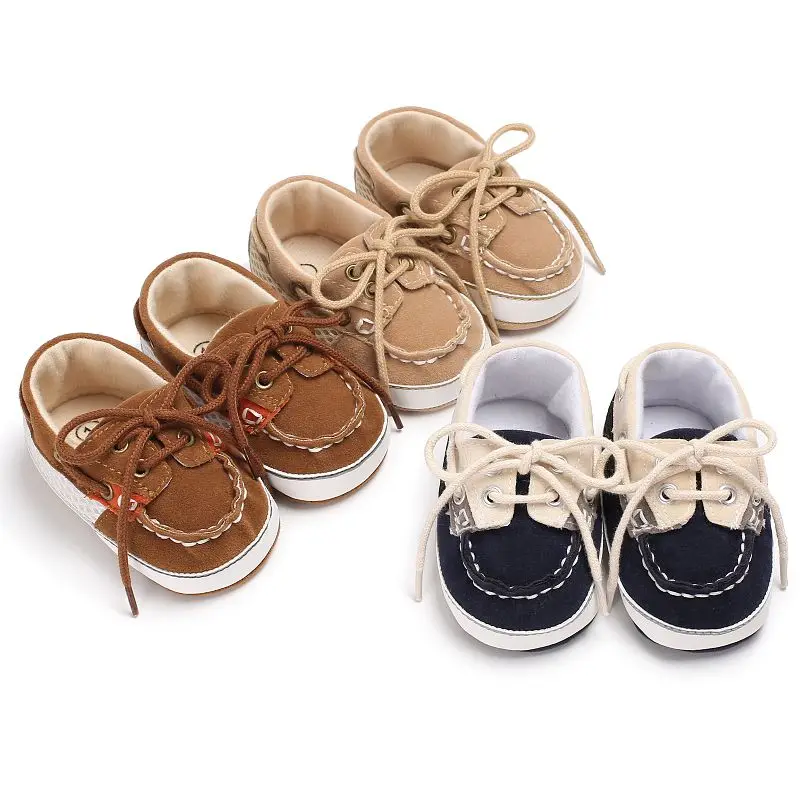

Baby Shoes Infant Sneaker Baby Boy Shoes Toddler First Walkers Stitching Straps Soft Bottom Non-slip Casual Shoes