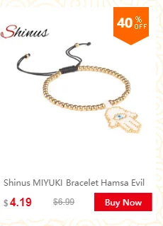 Shinus сглаза браслет MIYUKI глаз ювелирные изделия браслеты для женщин Pulseras Mujer лето пляж золото Delica Бисероплетение ручной работы