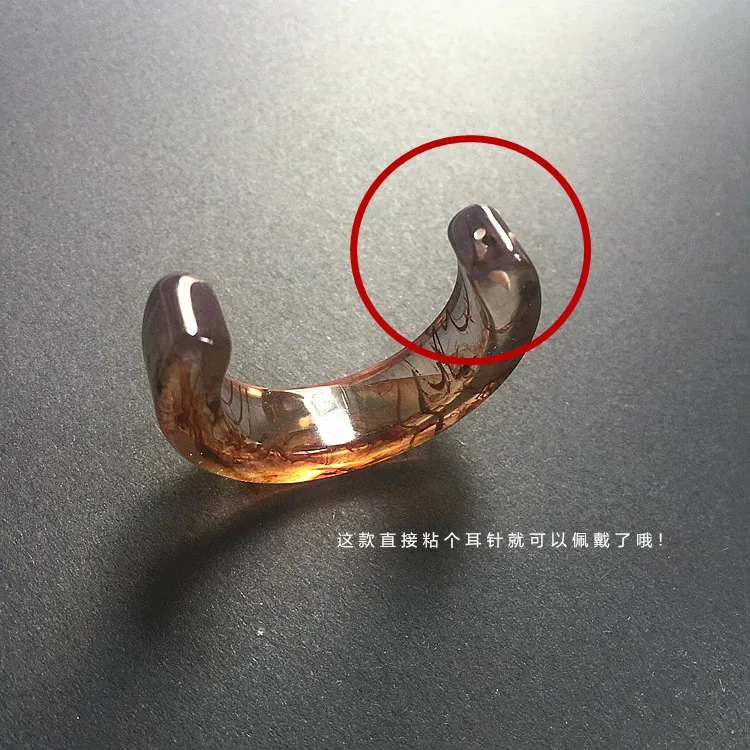 DIY ювелирные изделия ручной работы аксессуары Южная Корея ацетат Овальное Кольцо