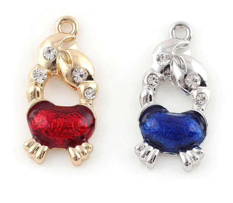 Бесплатная доставка! Подвески-подвески в виде крабов для сумок 100 шт. | Украшения и