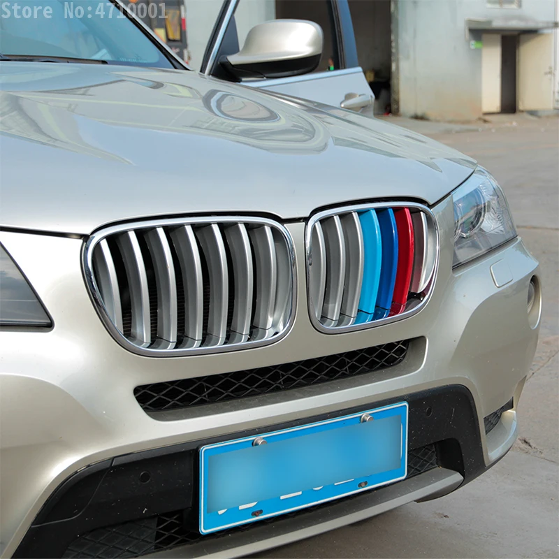 3 шт. накладки на переднюю панель автомобиля из АБС-пластика для BMW X3 X4 F25 F26 2011-2017 |