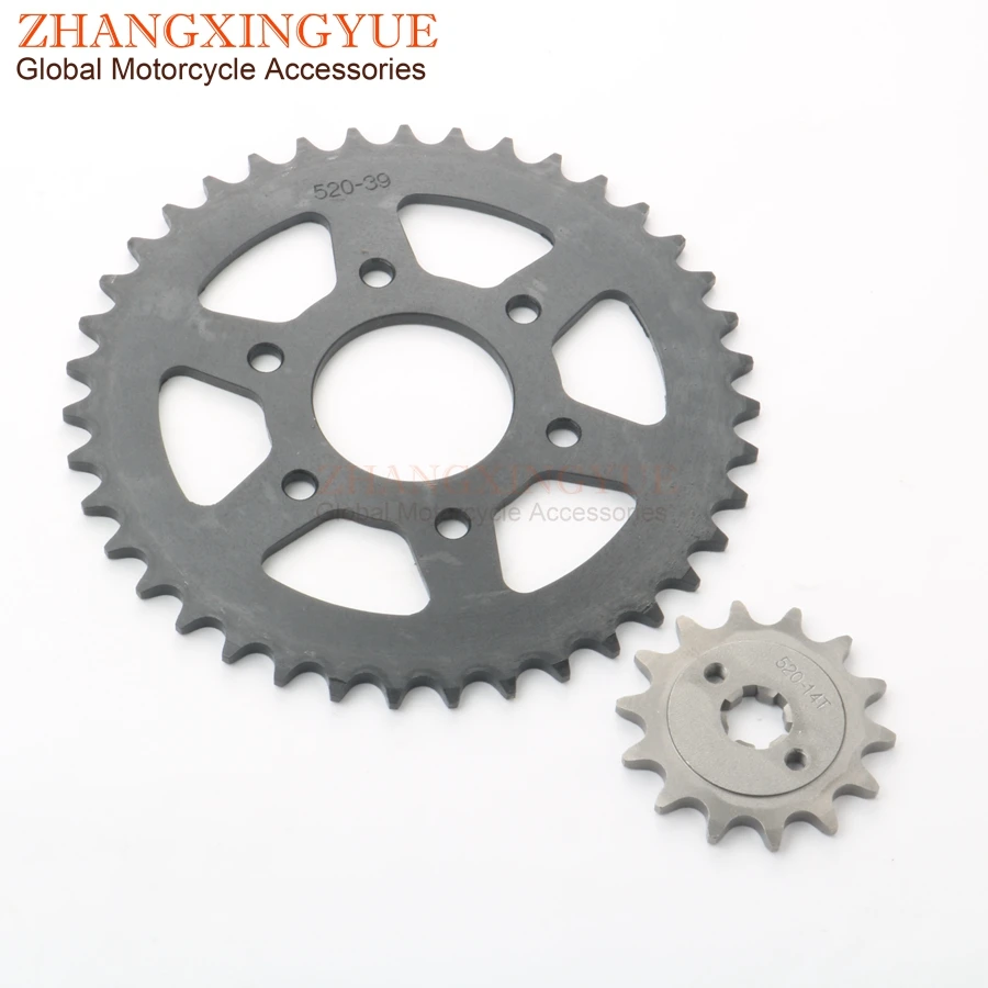 

Motorcycle sprocket set BAJAJ PULSAR 200NS Rouser Rs 200 DV101048 520- 39T/14T