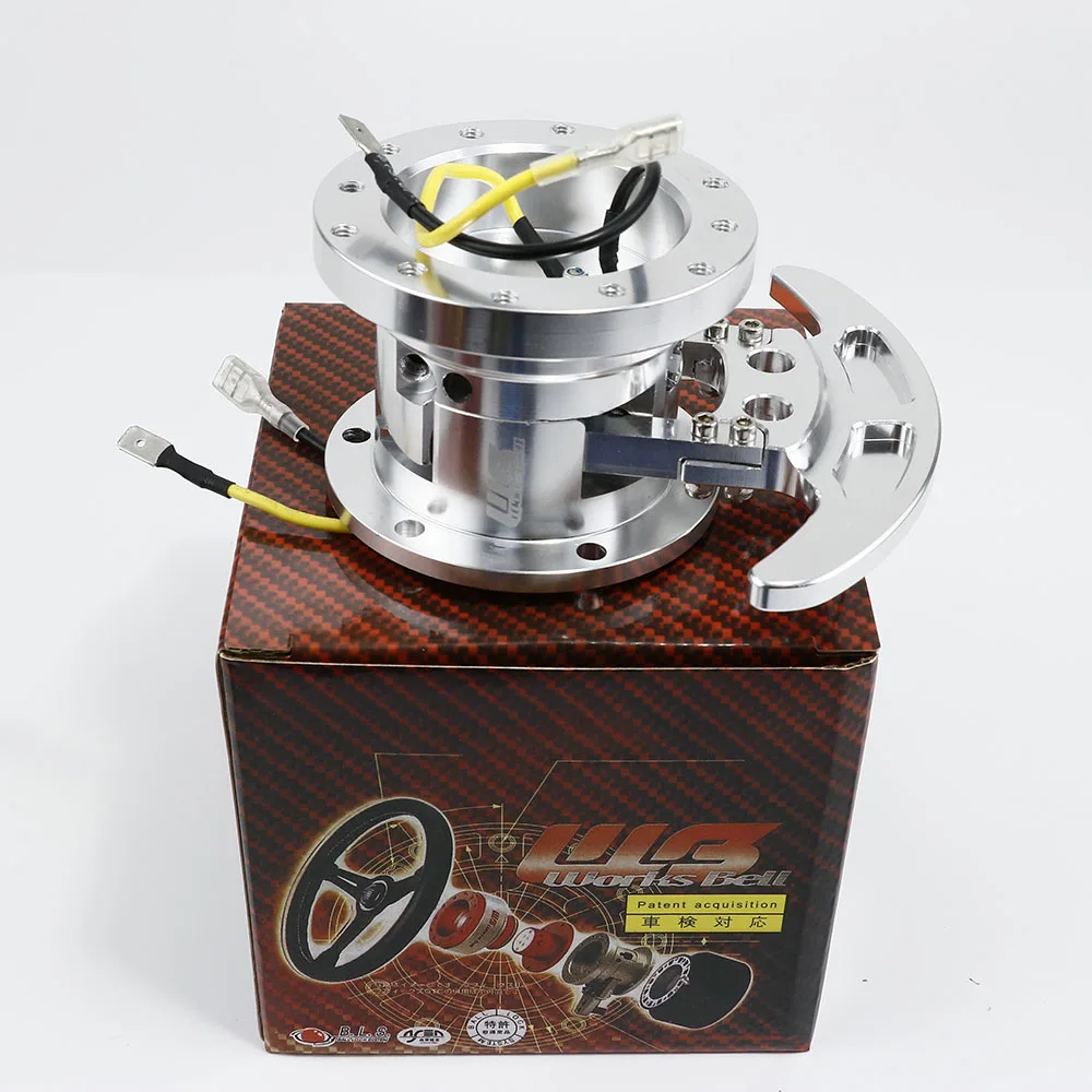 Silver Высокий работает BELL GTC наклон гоночный руль Quick Release Hub Kit адаптер Корпус Съемный отстегнуть Boss Kit - Цвет: Silver