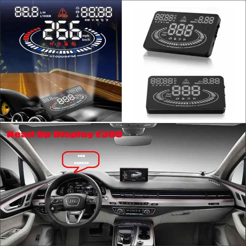 Автомобильный проектор на лобовое стекло HUD OBD2 для Audi Q3/Q5/8R/Q7/4L/4M 2012 2020|head up|head