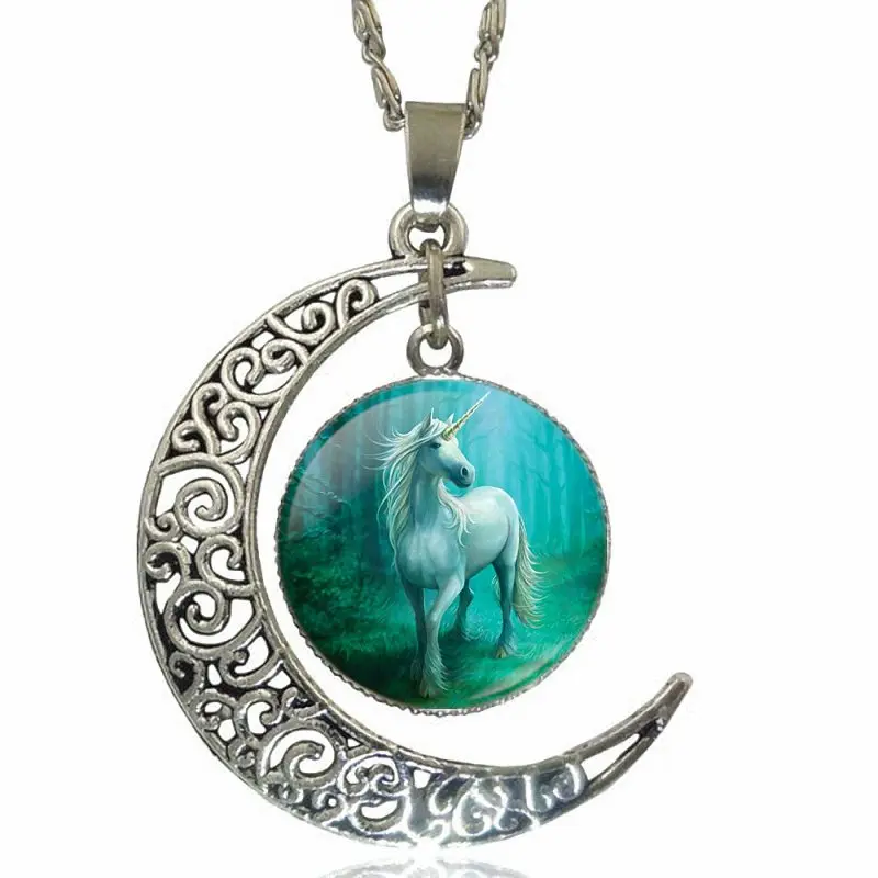 Винтажное ожерелье с подвеской в виде единорога для мужчин и женщин | Украшения