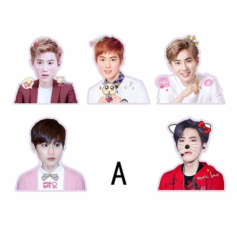 Youpop EXO SUHO альбом ПВХ наклейки для багажа с чашкой для ноутбука автомобильный холодильник DIY наклейки TZ010