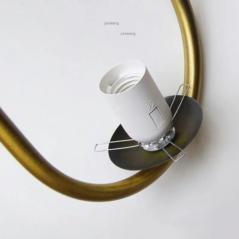 Современный подвесной потолочный светильник стеклянный светодиодный s для