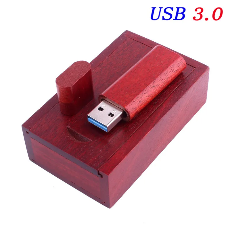 POWERONE USB 3,0 деревянный бамбуковый USB флеш-накопитель ручка драйвер деревянные чипы Флешка 4 ГБ 8 ГБ 16 ГБ 32 ГБ 64 Гб USB креативный персональный логотип - Цвет: Rose wood