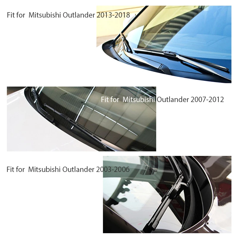 2 шт. резиновые аксессуары для переднего лобового стекла Mitsubishi Outlander 2018 2017 2016