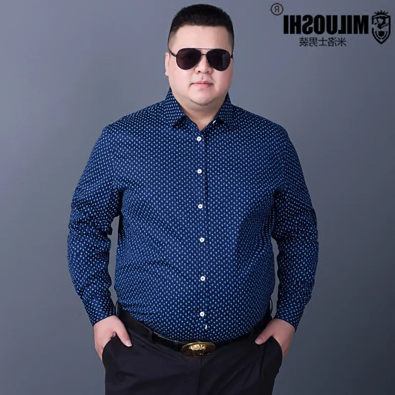 10XL 8XL 6XL 5XL 4X Men Dress Shirts Brand Clothing Fashion Camisa Social Casual Shirt Slim Fit Long-Sleeve Masculina | Мужская одежда