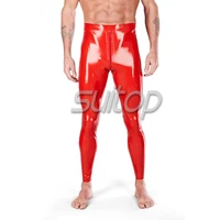 suitop latex tight trousers for man