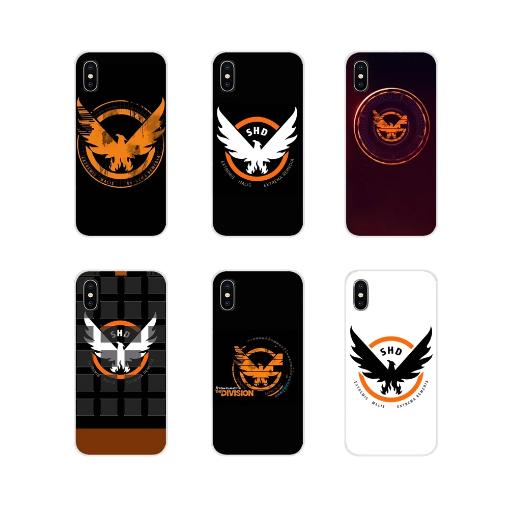 Чехол сумка из ТПУ Tom Clancy's The Division SHD bird для Sony Xperia Z Z1 Z2 Z3 Z5 compact M2 M4 M5 C4 E3 T3 XA Huawei Mate 7 8
