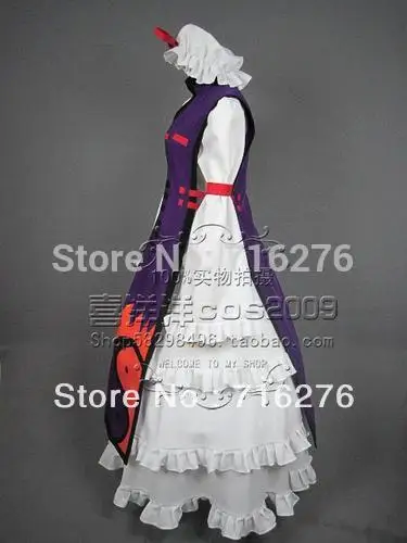 Kisstyle модный проект Touhou Юкари Якумо костюм для косплея платье ручной работы|costume