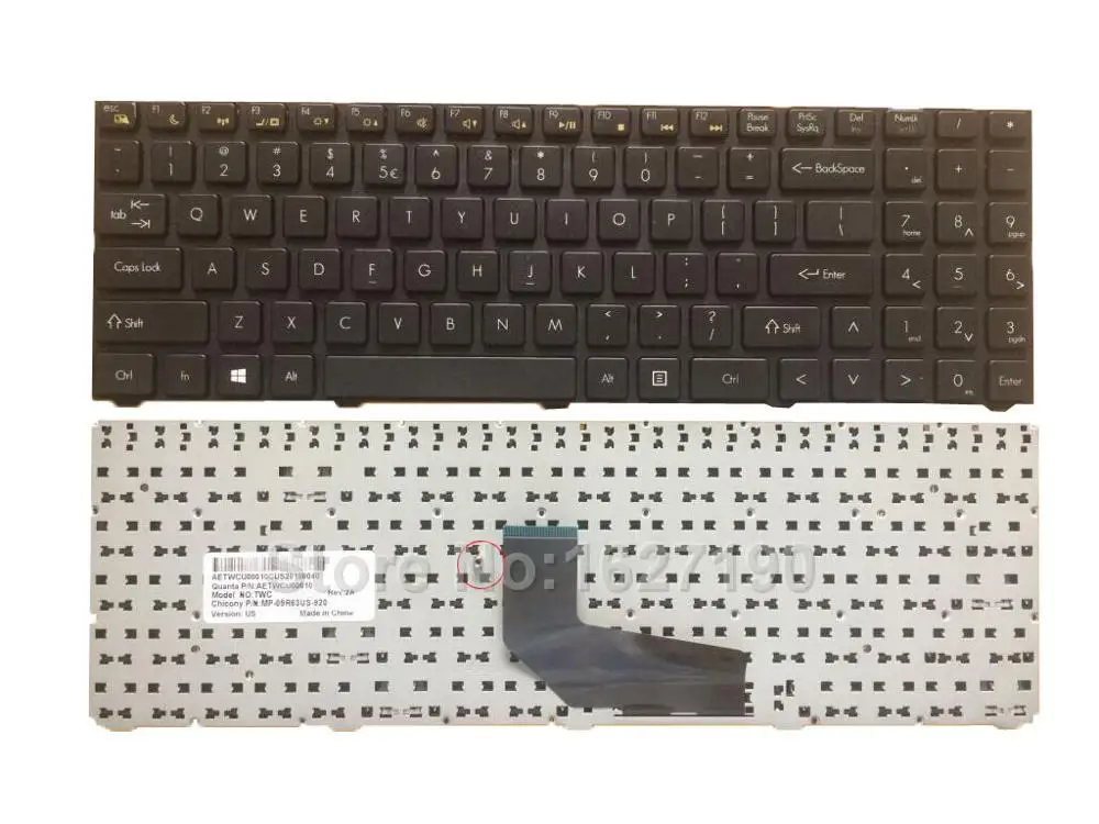 Клавиатура US для HASEE K580S черная рамка WIN8 новинка ремонт ноутбука | Компьютеры и