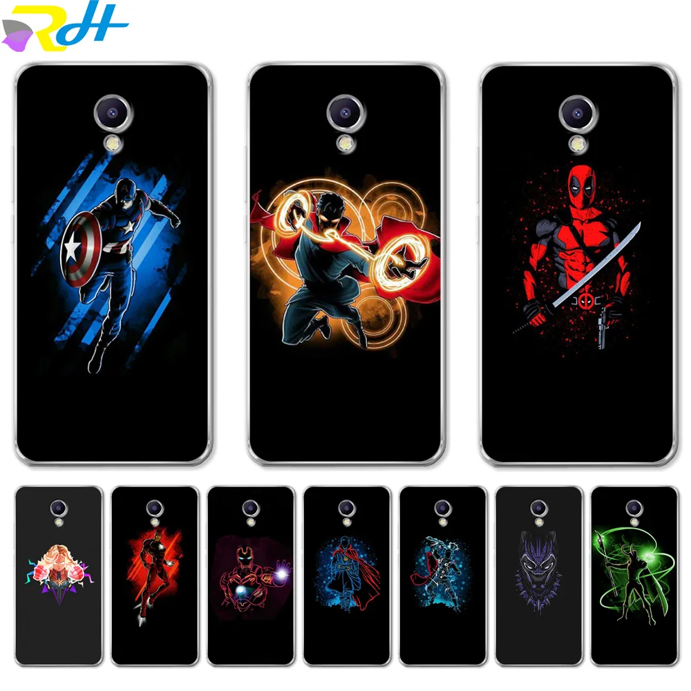 Чехол Etui для Meizu U10 U20 M5 Note M5C M3C Pro 6 M3S Max M5S M6 M3 Модный чехол с изображением