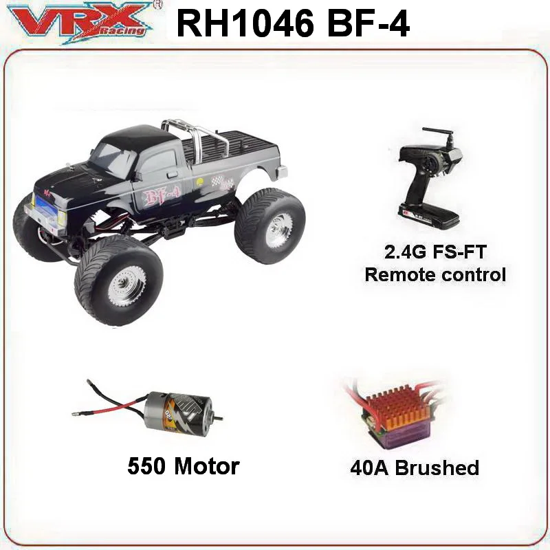 Игрушки для детей VRX Racing RH1046 с начесом 1/10 шкала 4WD электрический пульт