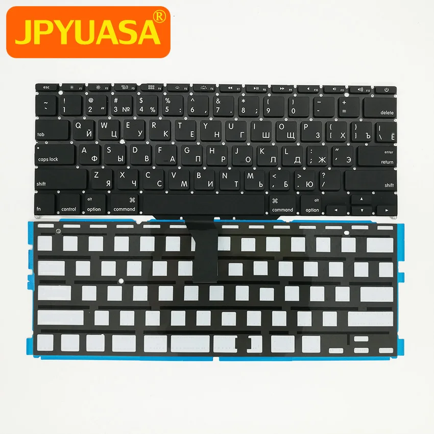 Новая маленькая русская клавиатура + Подсветка для MacBook Air 11 6 дюйма A1370 A1465 2011-2015