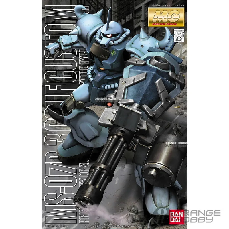 Набор моделей для мобильных костюмов Bandai MG 1/100 MS 07B 3 Gouf на заказ|Наборы сборки