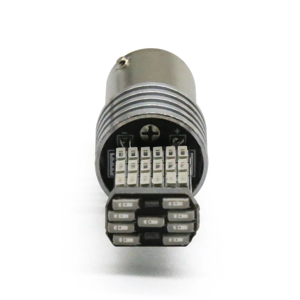 EURS 1156 1157 T15 T20 светодиодный Canbus без ошибок 4014 45SMD декодер лампа обратный указатель