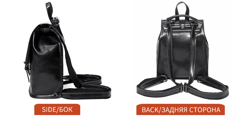 Роскошные женские рюкзаки из натуральной кожи; сумка на плечо; Mochila Mujer; женский рюкзак из натуральной кожи; школьная сумка для женщин; Цвет Черный