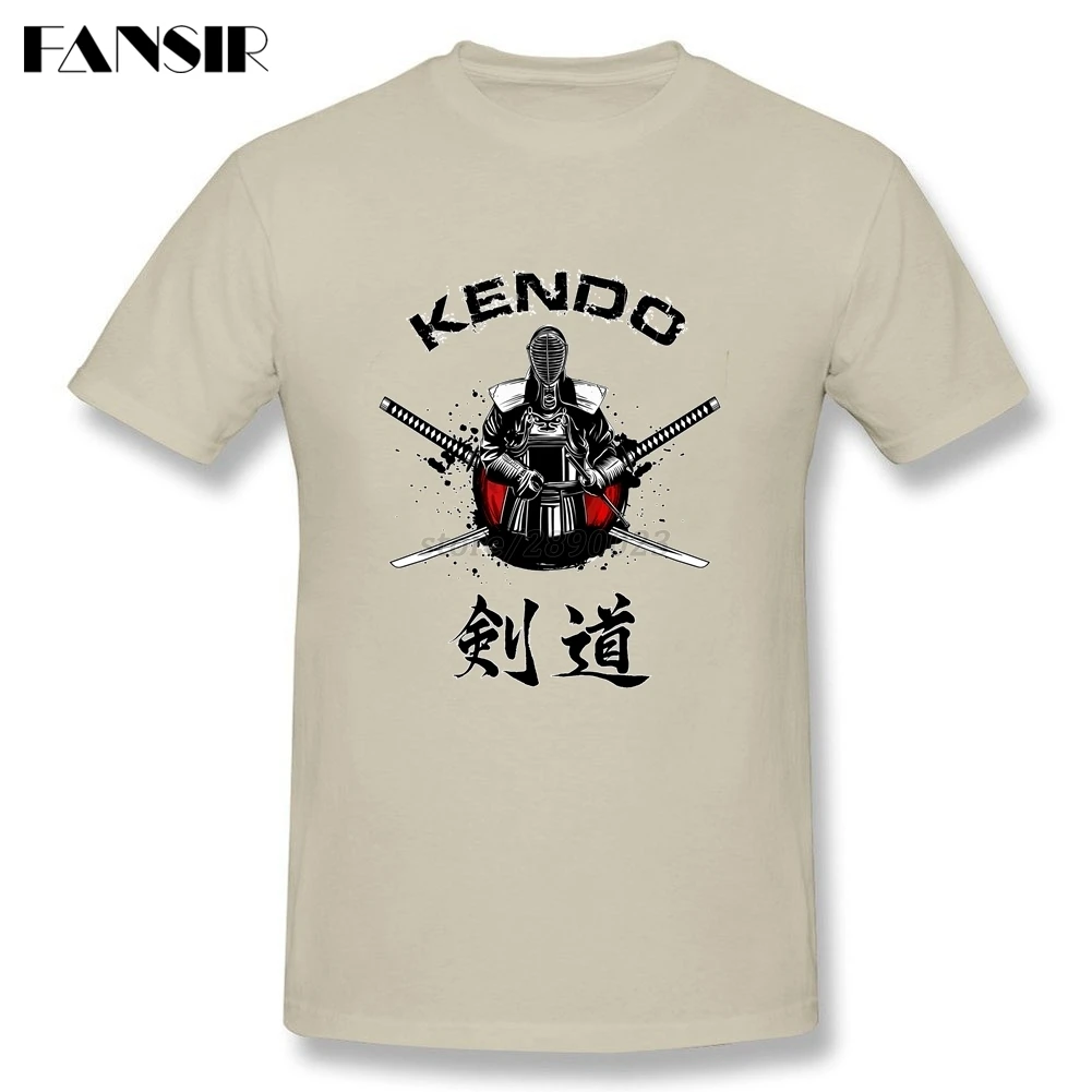 Футболка Kendo Warrior Мужская с коротким рукавом тенниска из хлопка майка большого