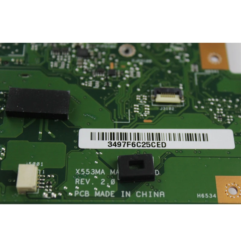 X553MA материнская плата N3530 N3540 4 ядра для ASUS A553M D553M F553M K553M Материнская плата ноутбука X553MA материнская плата X553MA материнская плата