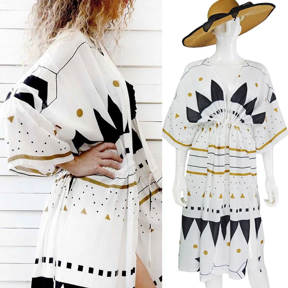 Womens Cardigan Ladies Cover Up Robe Beach Summer Open Front Dress Fashion | Женская одежда