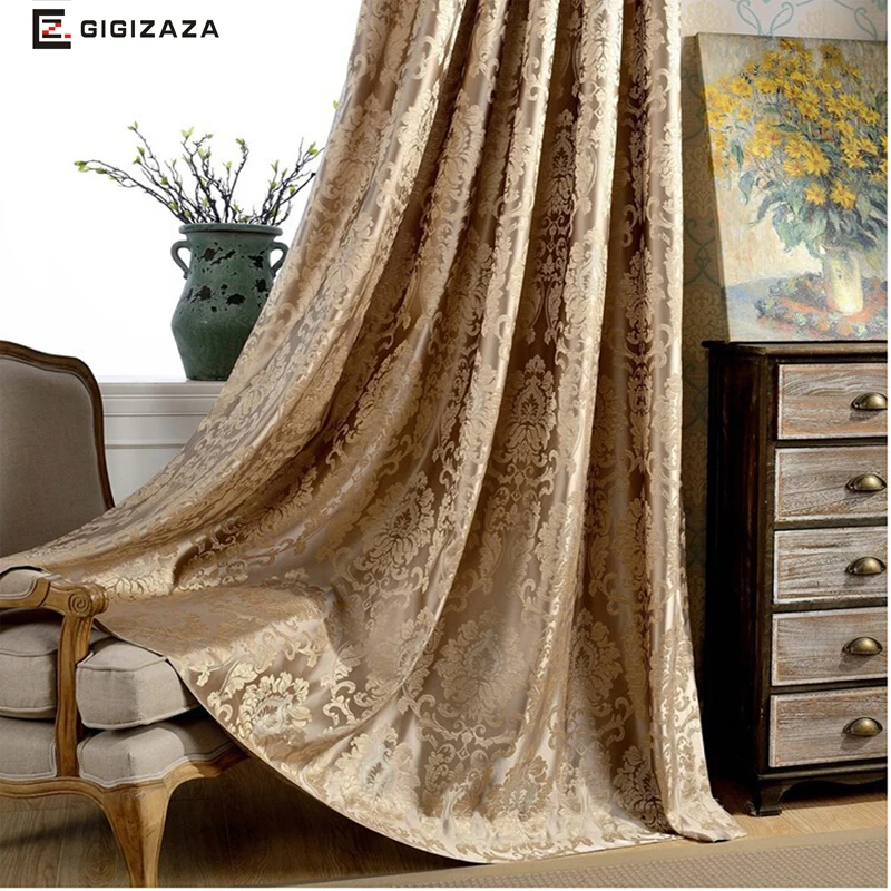 Жаккардовые оконные шторы Firefly тяжелая ткань высокое качество с серебряной