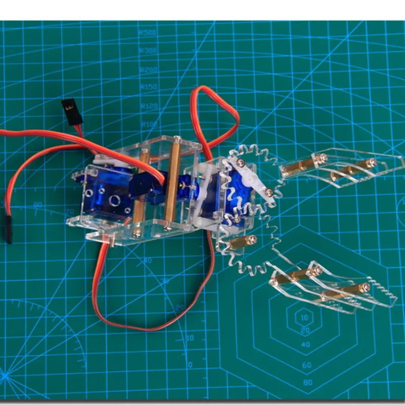 Высокое качество 4 dof рука робота 3D вращающийся машина DIY автомобиль Arm P0090 серво
