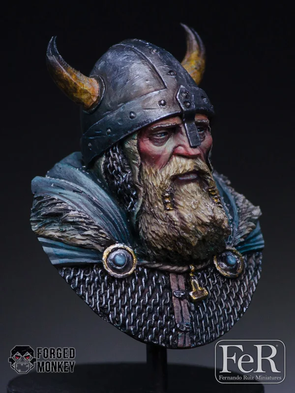 [Loong Way Miniatures] Фер миниатюрный Einar Erikson Norse Prince Бюст Смола Миниатюрный | Игрушки и