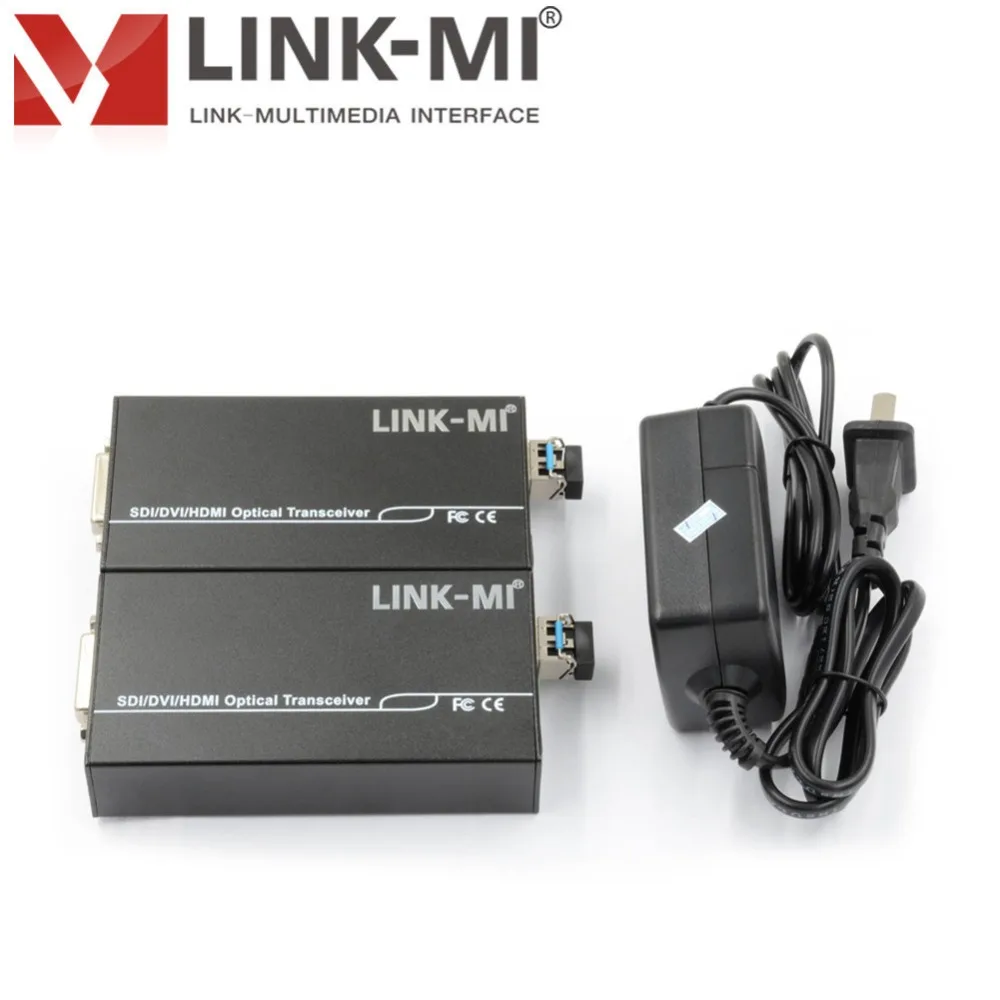 LINK-MI DF02 Full HD оптический передатчик и приемник DVI удлинитель Оптический Full HD оптический 1920x1080@ 60 Гц