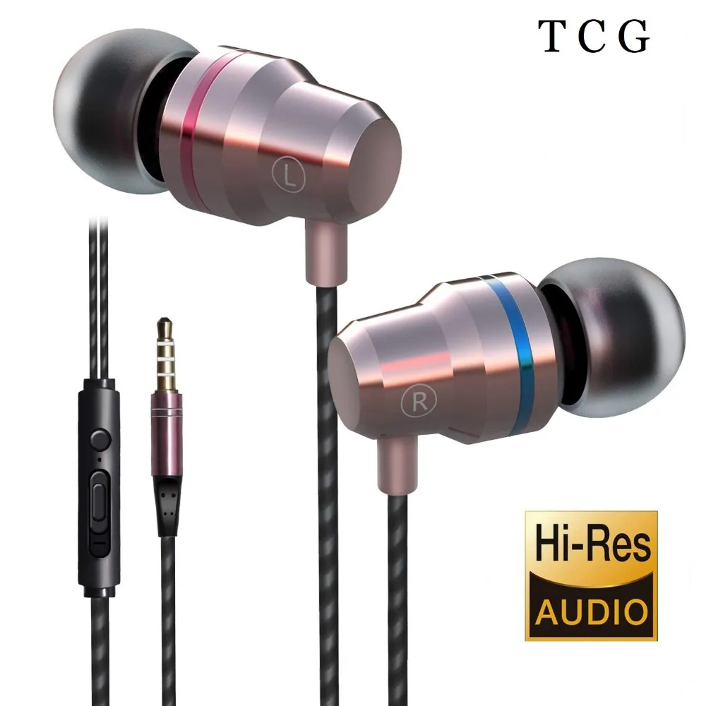Проводные наушники вкладыши TCG Noice с шумоподавлением HIFI стерео HD микрофоном