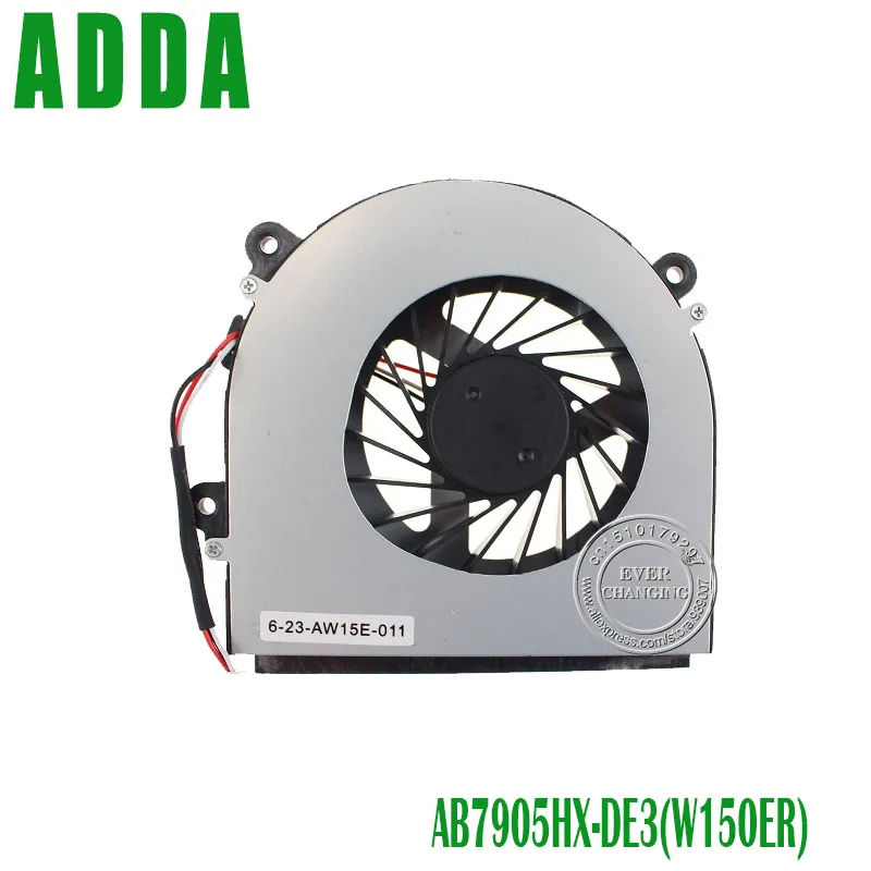 Процессор охлаждающий вентилятор для Clevo W150 W150er W350 W350ETQ W370ETQ W370SKQ AB7905HX-DE3 6-23-AW15E-010 6-23-AW15E-011