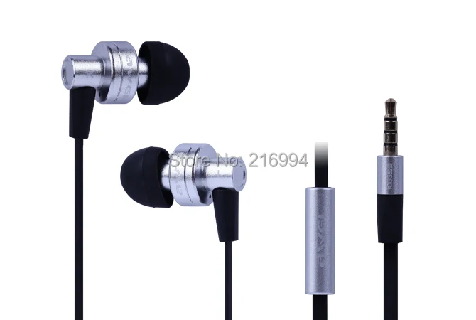 Подлинная AWEI ES900i наушники-вкладыши для IPhone IPod Samsung HTC Xiaomi Clear Bass с микрофоном