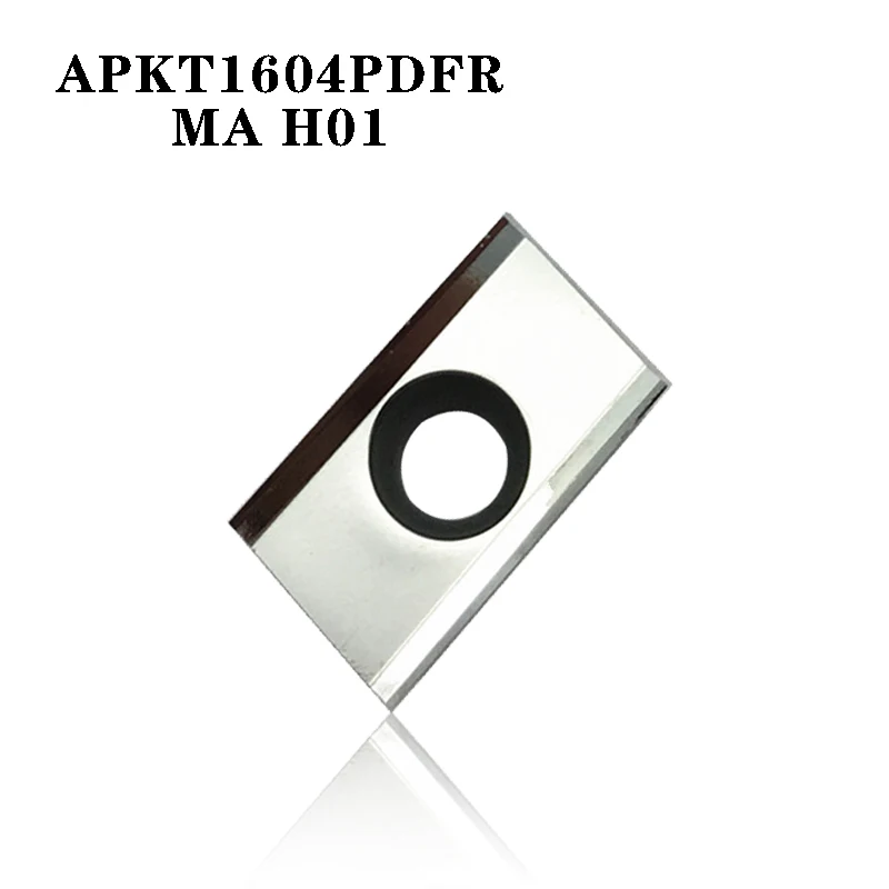 50 шт. APKT1604 PDFR APKT 1604 MA H01 алюминиевый резак лезвие фрезы токарный инструмент ЧПУ