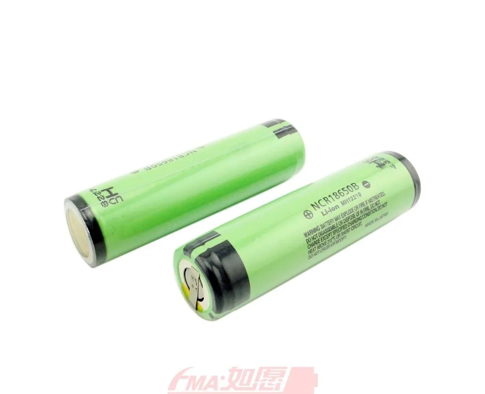 2x Япония Перезаряжаемые Li-Ion Батарея 18650B 3 6 V 3400 мА/ч w/PCM для вспышки светильник