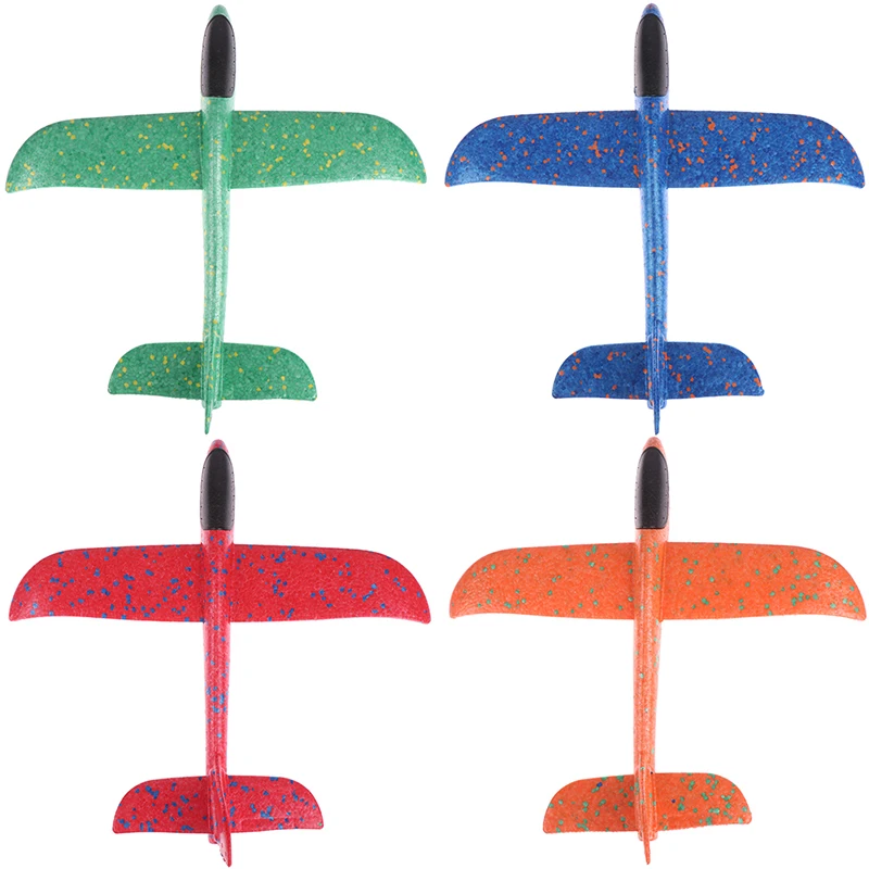 

38cm Hand Throw Flying Plane Foam Aeroplane Model Kids Toys Launch Glider