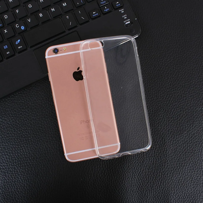 Прозрачный чехол из ТПУ для Iphone 7 Plus телефона прозрачный силиконовый X XS Max XR 5 5S SE 6