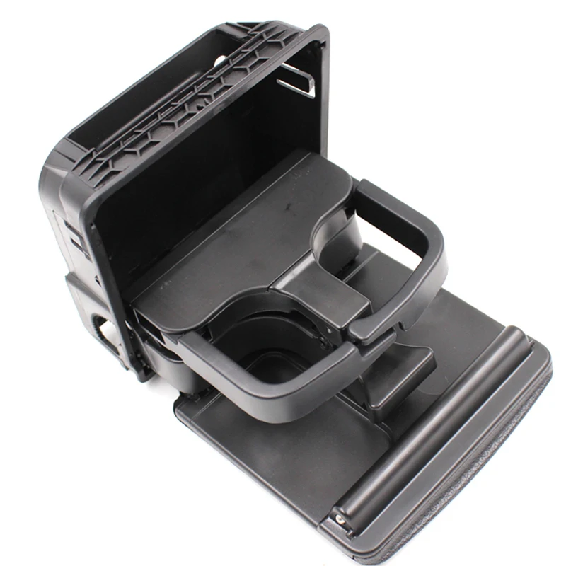 Складной центральный приставка YAOPEI 1K0862532 задний подстаканник для Volkswagen Golf 5 6 Black
